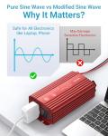 BESTEK 500W Pure Sine Wave Power Inverter