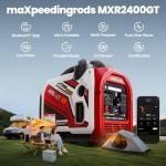 maXpeedingrods 2400W Portable Bluetooth Inverter Generator