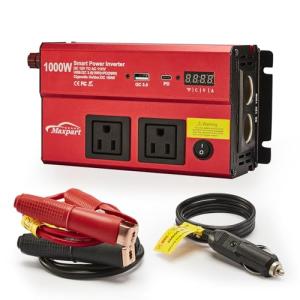 1000W Car Inverter with Dual AC Outlets