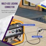 Enerlites 30 Amp Locking Plug for Generators