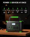 1000W Portable Power Station with 10 Ports