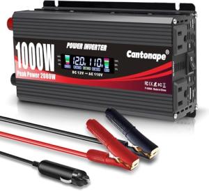 Cantonape 1000W Car Power Inverter with USB Ports