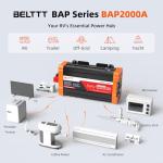 2000W Pure Sine Wave Car Power Inverter