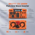 2000W Pure Sine Wave Car Power Inverter