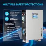 ECO-WORTHY 48V 314Ah (V1) LiFePO4 Lithium Battery, 16.1kWh High Capacity Energy Storage with Breakers, 200A PACE BMS, 7" LCD, RS485/CAN/RS232, Ideal for Home Backup, Off-Grid, Solar System