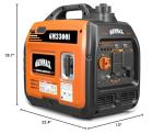 GENMAX 3300W Ultra-Quiet Portable Generator
