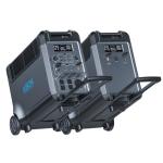 Portable Power Station with Extra Battery, 3840Wh LiFePO4 Battery, 3600W Electric Solar Generator for Garage, Home, Off-Grid Living, Camping, RVs, Outdoor Adventures