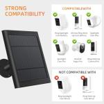 Solar Charger for Ring Camera, 4W with 10FT Cable