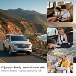 ALLWEI 300W Power Inverter DC 12V to 110V AC, Compact Car Plug Adapter Outlet with 27W PD USB-C &18W USB-A Fast Charging, Cigarette Lighter Adapter Car Charger for Phone, Laptop on Road Trip - Red