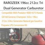 Dual Tri Fuel Carburetor for Predator and Honda Generators