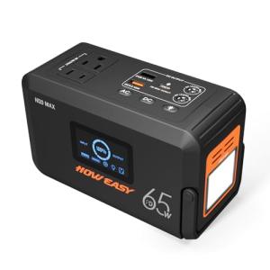 HOWEASY 98Wh Portable Solar Power Station Generator