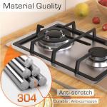 KOXKING 12" Dual Fuel Gas Cooktop for RVs