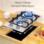 KOXKING 12" Dual Fuel Gas Cooktop for RVs