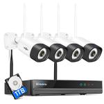 Hiseeu 2.5K Wireless Outdoor Security Camera System