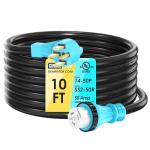 50 Amp 10ft Generator Extension Cord, NEMA 14-50P