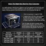 GENSHED Generator Shed - Running and Storage Cover