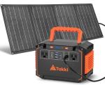 Takki 300W Portable Solar Generator with Solar Panel