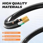 50 Amp 10ft Generator Extension Cord, NEMA 14-50P