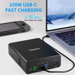 130W Portable Power Bank with AC Outlet