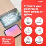 Staples 650VA 8-Outlet Battery Backup UPS