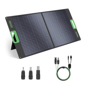 GRECELL 100W Portable Solar Panel for Camping