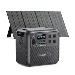 BLUETTI AC180 Solar Generator with 350W Panel