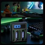 2x6720mWh Rechargeable Battery Pack for Xbox One with Charging Station, New Upgrade High Capacity Battery Replacement for Xbox Series X/Xbox Series S/Xbox One S/Xbox One X/Xbox One Elite