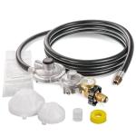 BlueStars 10FT Propane Regulator Hose & Gauge