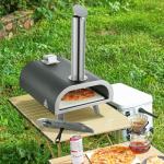 VEVOR 12-Inch Dual Fuel Outdoor Pizza Oven