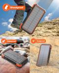 BLAVOR 74000mAh Solar Power Bank with Fast Charging