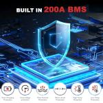 Dumfume 24V 100Ah LiFePO4 Battery for Off-Grid