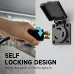 30-Amp 15 Ft Generator Extension Cord, Heavy Duty