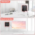 Universal Wall and VESA Mount for Micro PC, UPS Units, WiFi Router, Cable Modem and Other Electronic Devices Adjustable Strap Mount Bracket for Dell HP Lenovo Mini PC Mounted Behind The TV or Monitor
