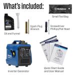 Westinghouse 1500W Super Quiet Portable Inverter Generator