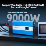 1280W Pure Sine Wave Power Inverter - 3600W Surge, Game-Changing Design | 12V to 120V AC Converter for Home, RV, Camping, Off-Grid & Outdoor Adventures