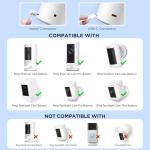 Solar Panel Charger for Ring Cameras - White