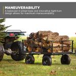 Gorilla Carts Heavy-Duty Towable Utility Cart