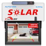 AUTO-VOX Wireless Solar Rearview Camera with HD Display