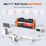 BELTTT 3000W Pure Sine Wave Power Inverter