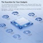 Portable Charger 20000mAh Solar Power Bank Built-in 3 Cables and Wireless Charging Battery Pack Compatible for iPhone, Samsung, IPX5 Waterproof, Bright Flashlight Perfect for Camping, Hiking, Outdoor