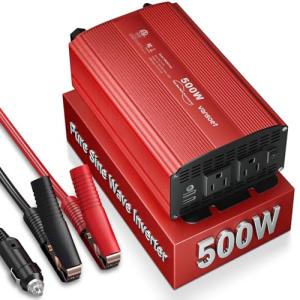 500W Pure Sine Wave Car Power Inverter