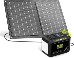 MARBERO 88.8Wh Solar Generator with 21W Panel