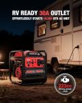 PowerSmart 4300-Watt Portable Generator with Inverter Technology, 30 Amp for Home Use and Emergency Backup