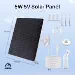 ECO-WORTHY 5W Solar Charger for Ring Cameras