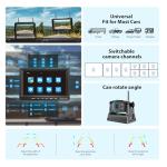 ZEROXCLUB Magnetic Wireless RV Backup Camera System: 7" HD 1080P DVR Monitor with 2-Rear Camera, DVR Monitor & IR Night Vision, Portable Rechargeable Camera for RV/Trailer/Fifth Wheels/Camper BC702