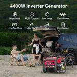 4400-Watt Dual Fuel Portable Inverter Generator