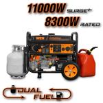 WEN 11,000-Watt Dual Fuel Portable Generator
