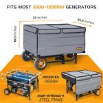 Heavy Duty Waterproof Generator Cover for 3500w-12000w