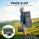 MARBERO 100W Solar Generator with Foldable Panels