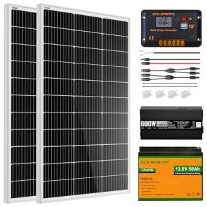 ECO-WORTHY 200W Solar Panel Starter Kit for RVs